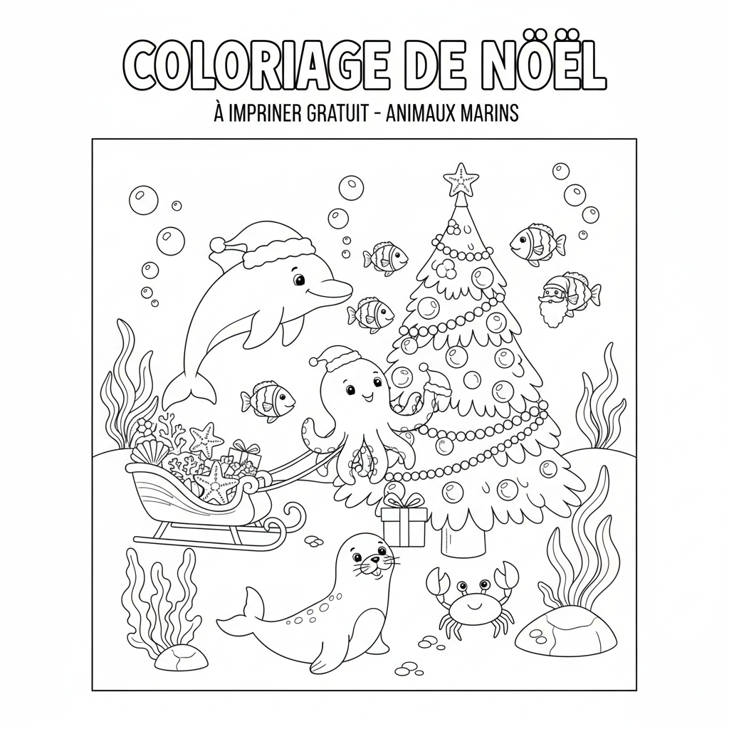 Coloriage coloriage a imprimer de noel gratuit 3