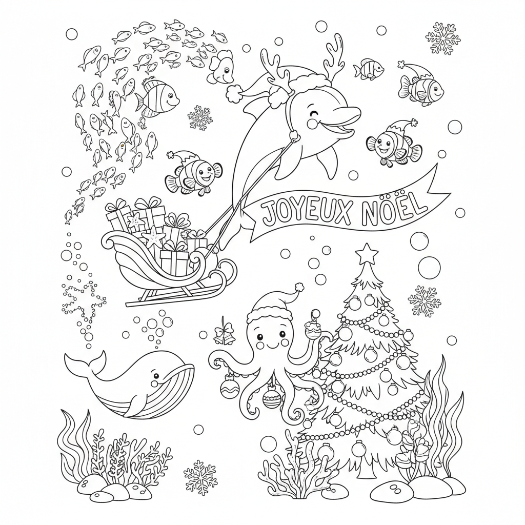 Coloriage coloriage a imprimer de noel gratuit 5
