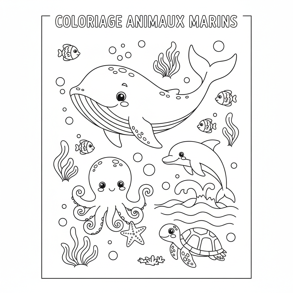 Coloriage coloriage a imprimer des animaux 2