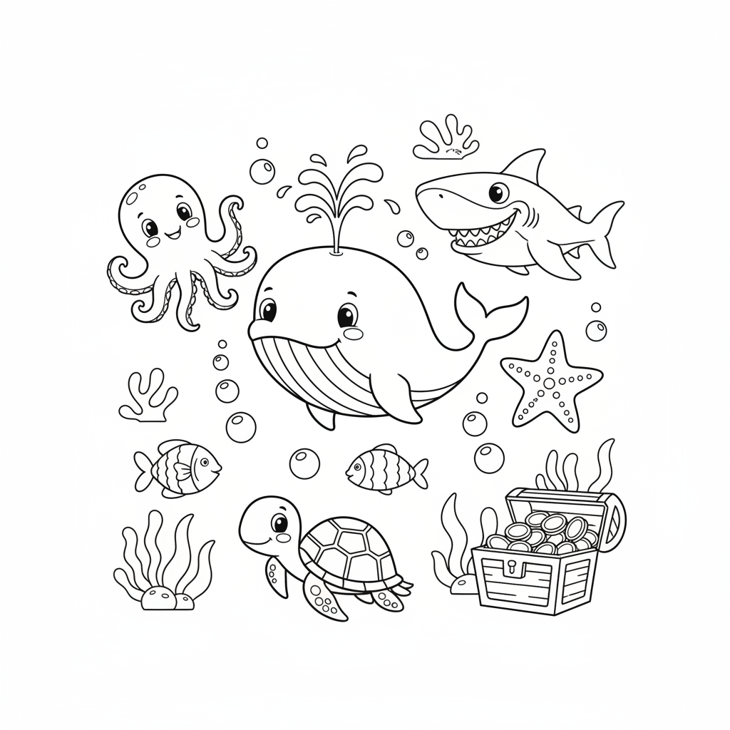 Coloriage Coloriage A Imprimer Dessin Animé Gratuit