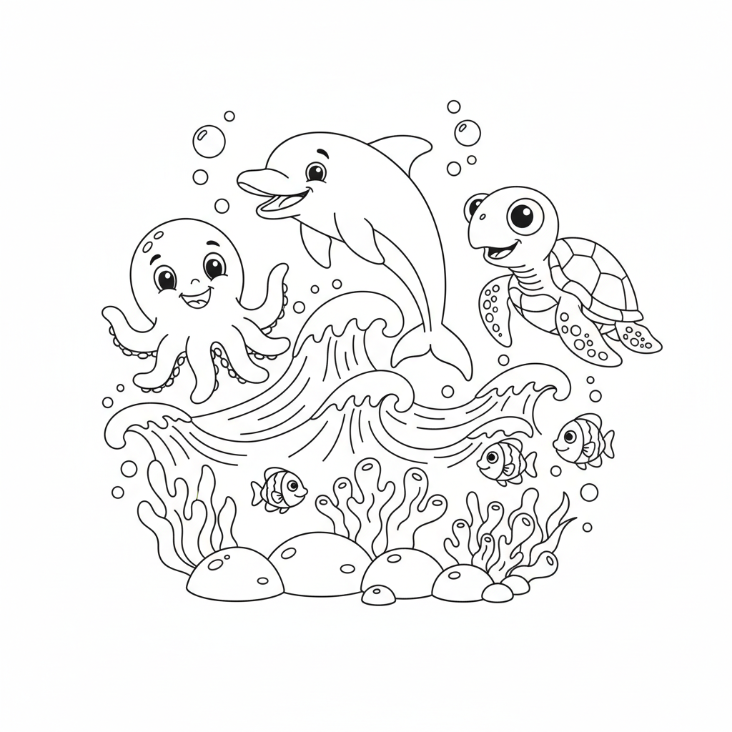 Coloriage coloriage a imprimer dessin animé 3