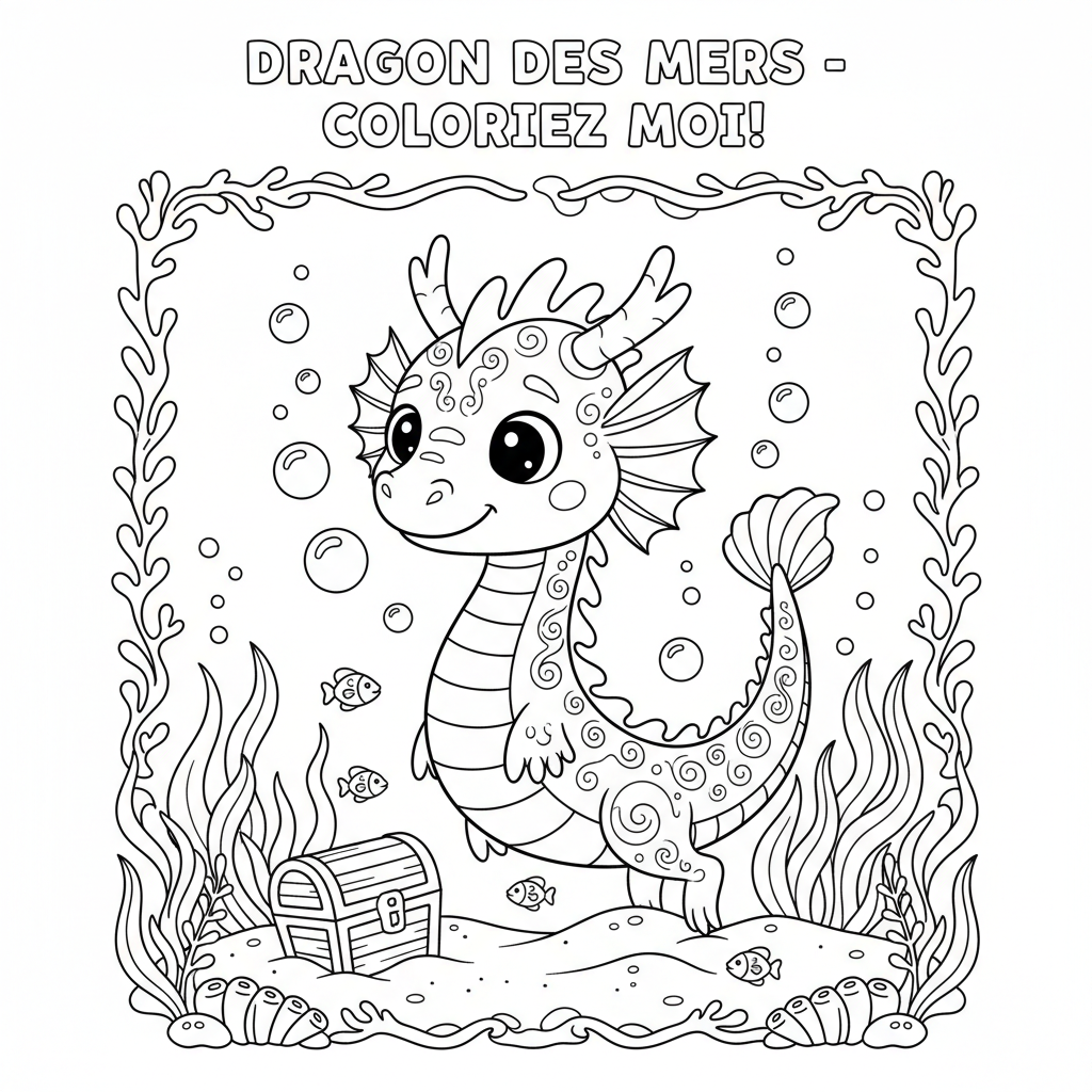 Coloriage coloriage à imprimer dragon 2