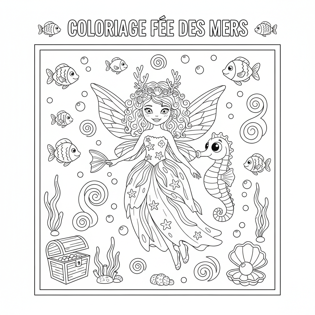 Coloriage coloriage a imprimer fee 3