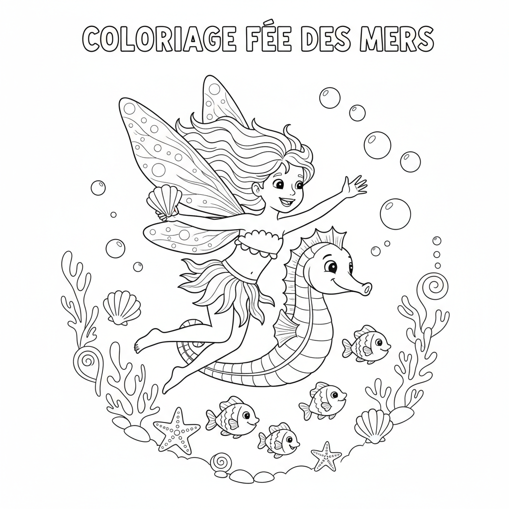 Coloriage coloriage a imprimer fee 5