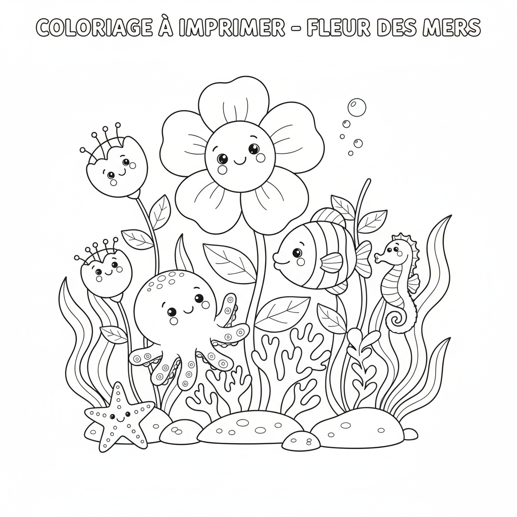 Coloriage coloriage a imprimer fleur 2