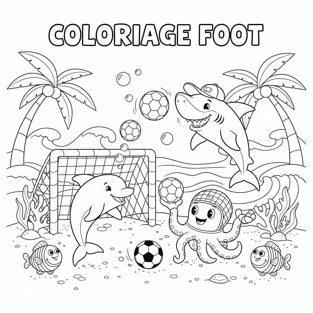 Coloriage coloriage a imprimer foot