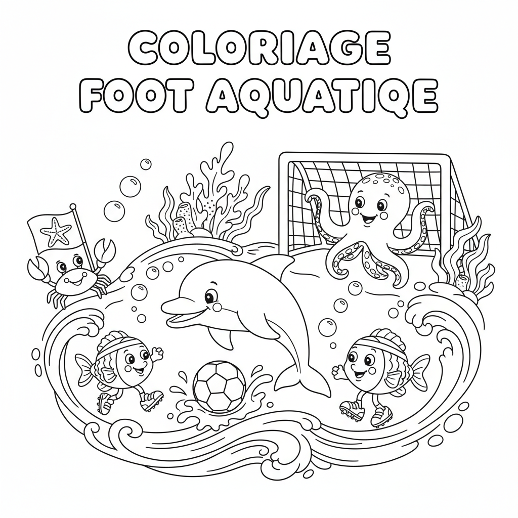 Coloriage coloriage à imprimer foot 5