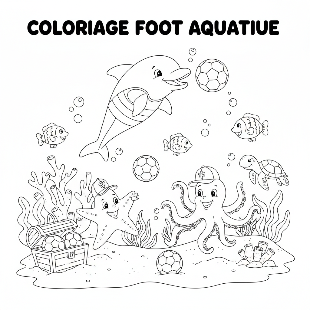 Coloriage coloriage a imprimer foot 5