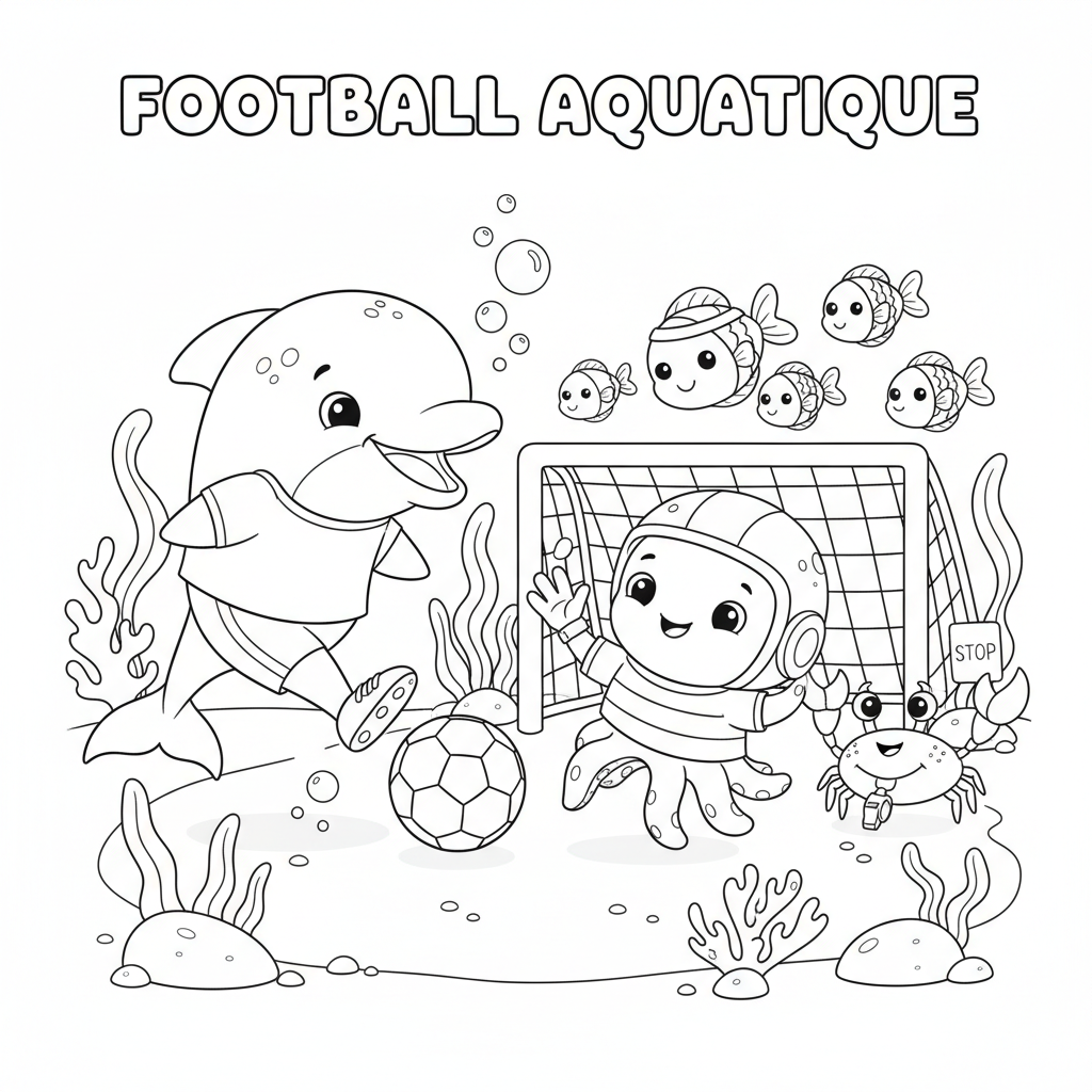 Coloriage coloriage à imprimer football 4