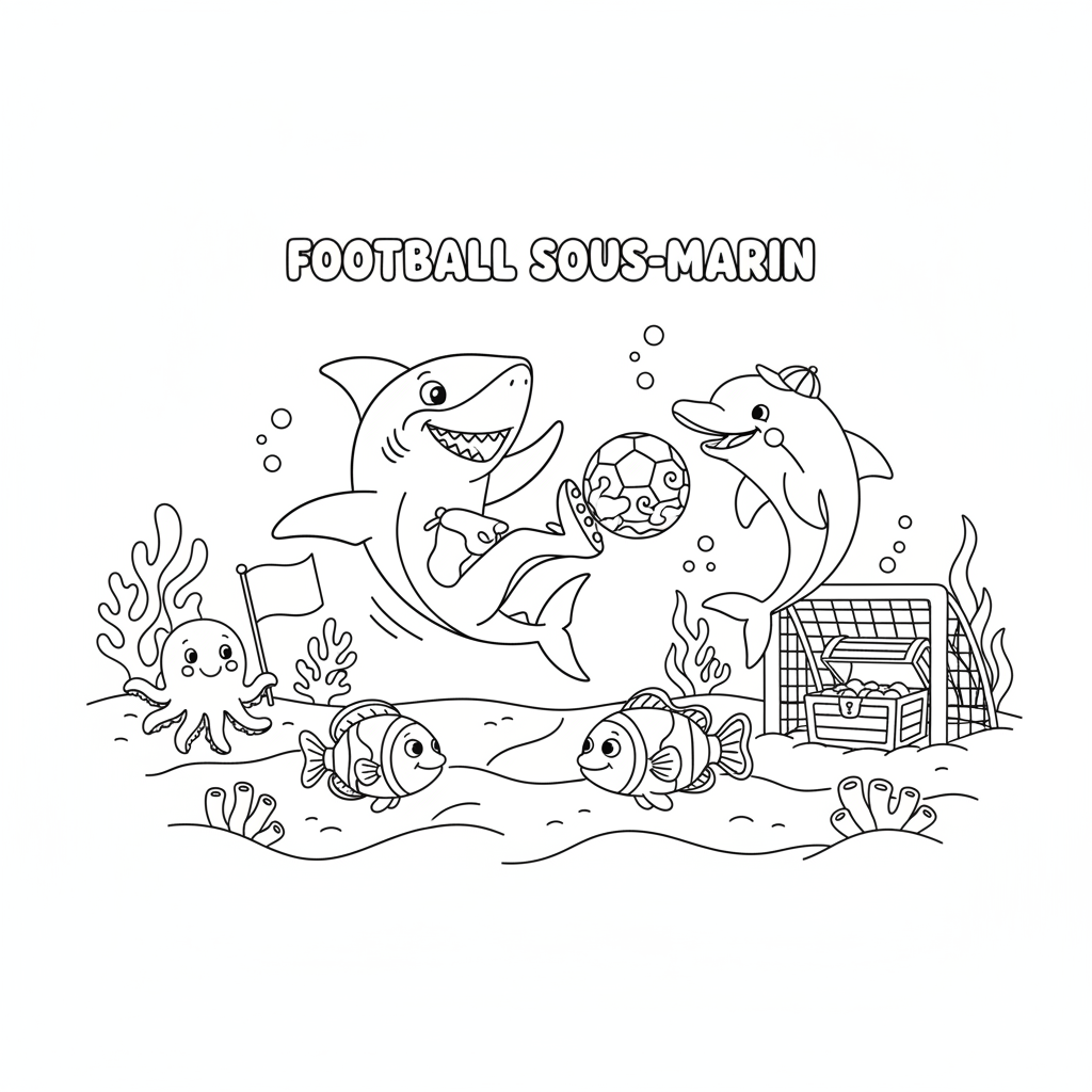 Coloriage coloriage à imprimer football 5