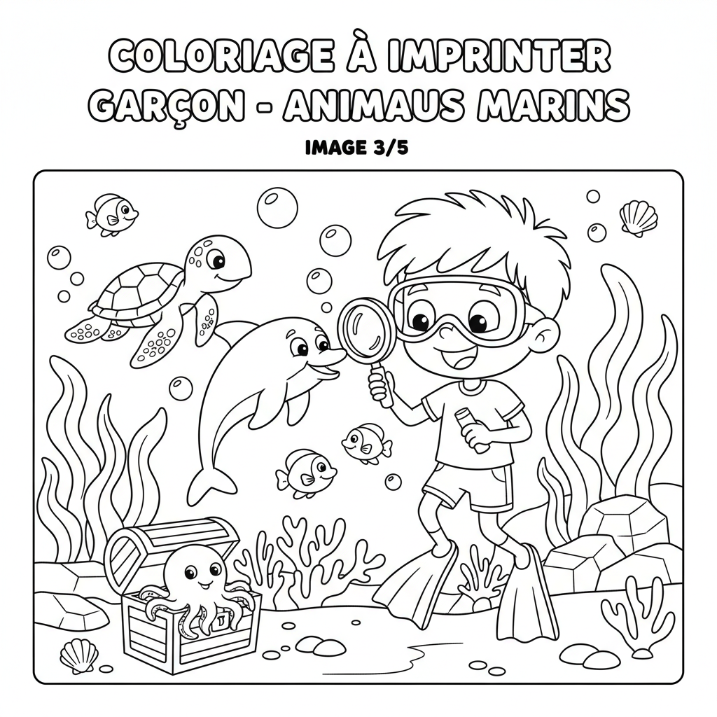 Coloriage coloriage à imprimer garcon 3