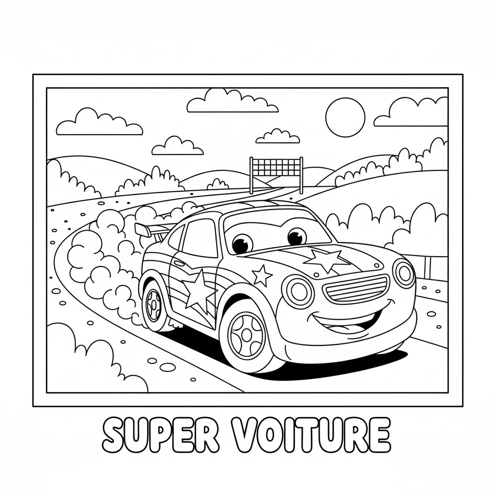 Coloriage coloriage à imprimer gratuit cars 3