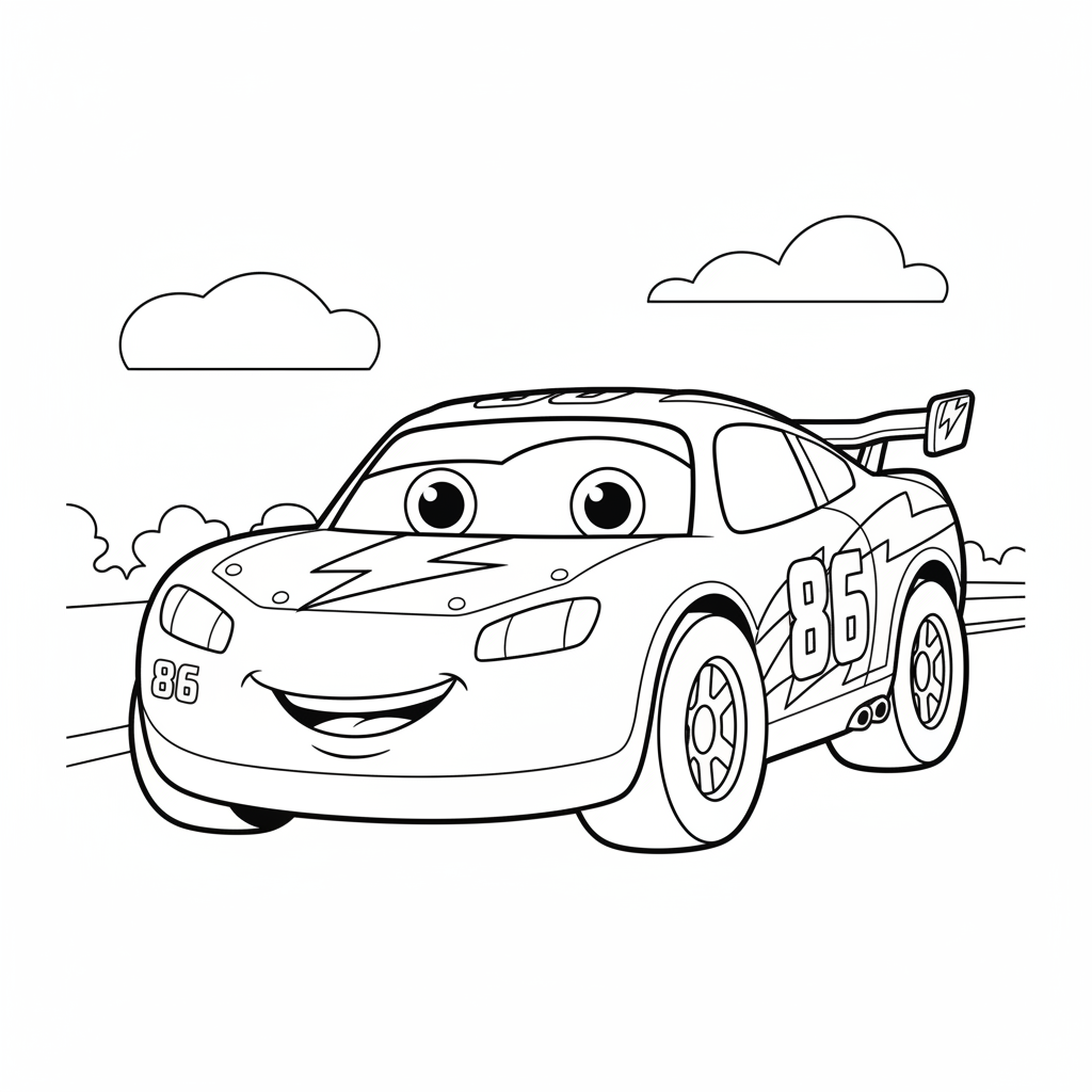 Coloriage coloriage à imprimer gratuit cars 4