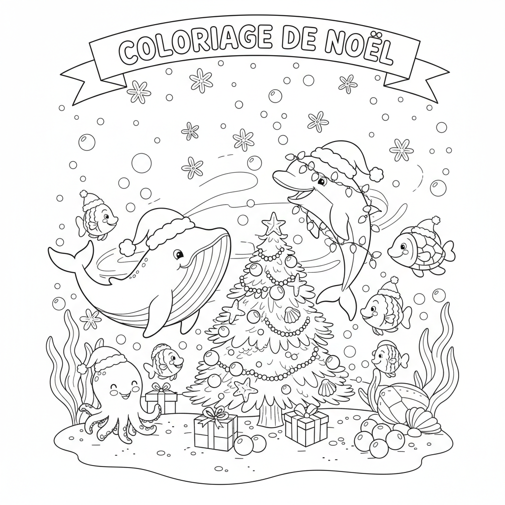 Coloriage coloriage a imprimer gratuit de noel 3