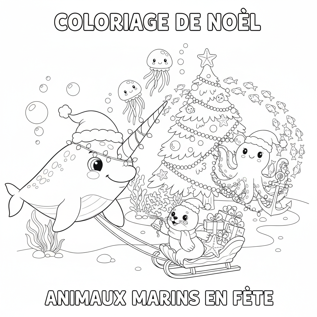 Coloriage coloriage a imprimer gratuit de noel 5