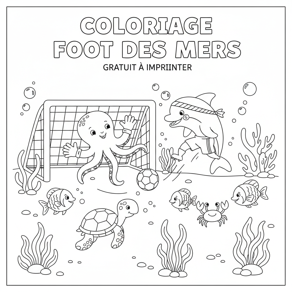 Coloriage coloriage à imprimer gratuit foot 2