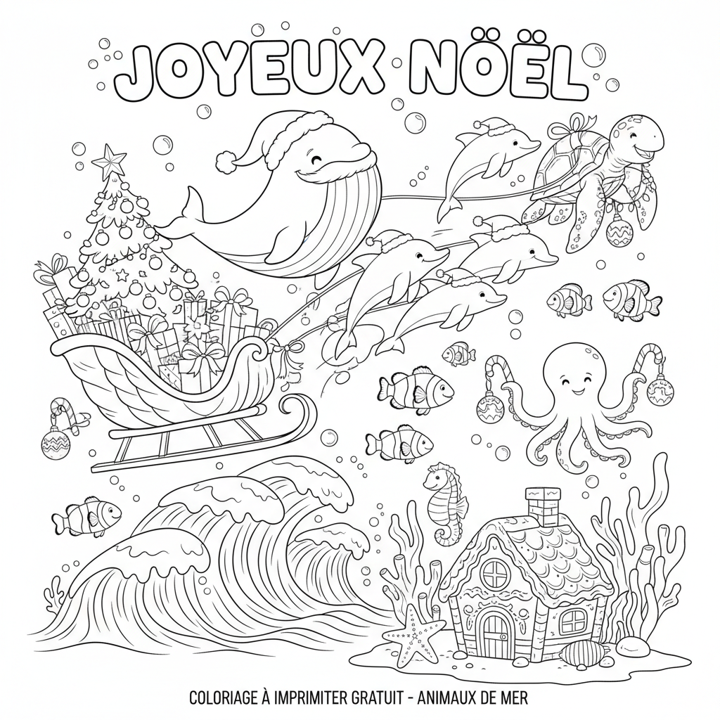 Coloriage coloriage à imprimer gratuit noel 5