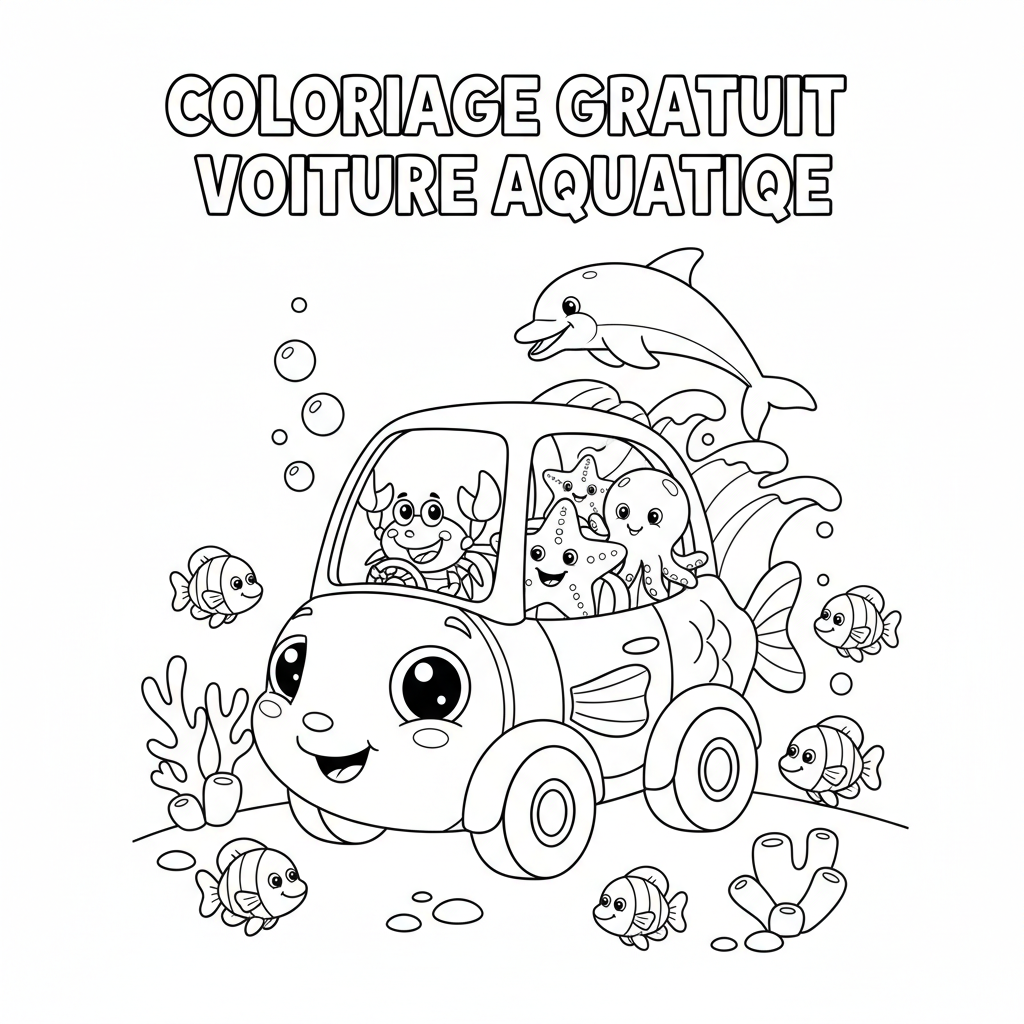 Coloriage coloriage à imprimer gratuit voiture 2