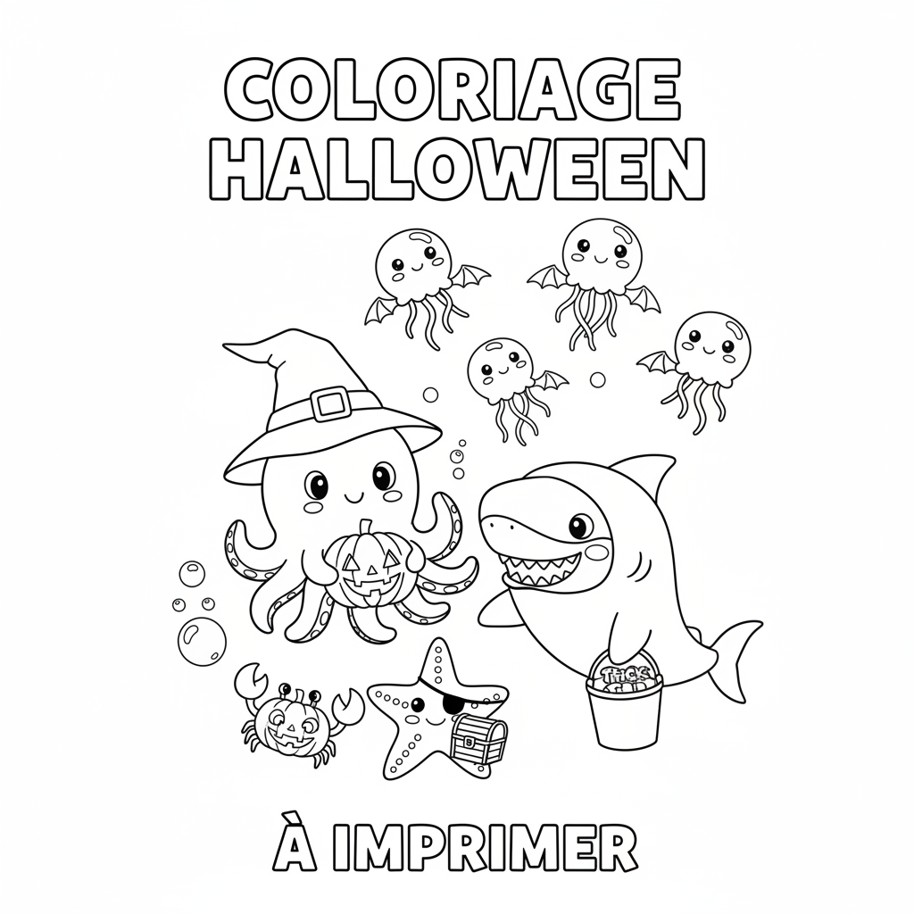 Coloriage coloriage à imprimer halloween