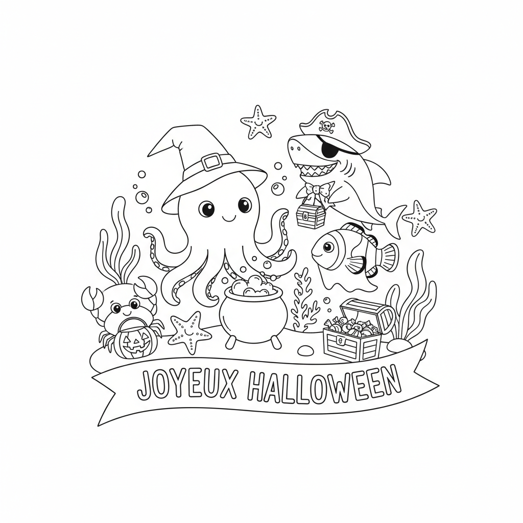 Coloriage coloriage a imprimer halloween 2