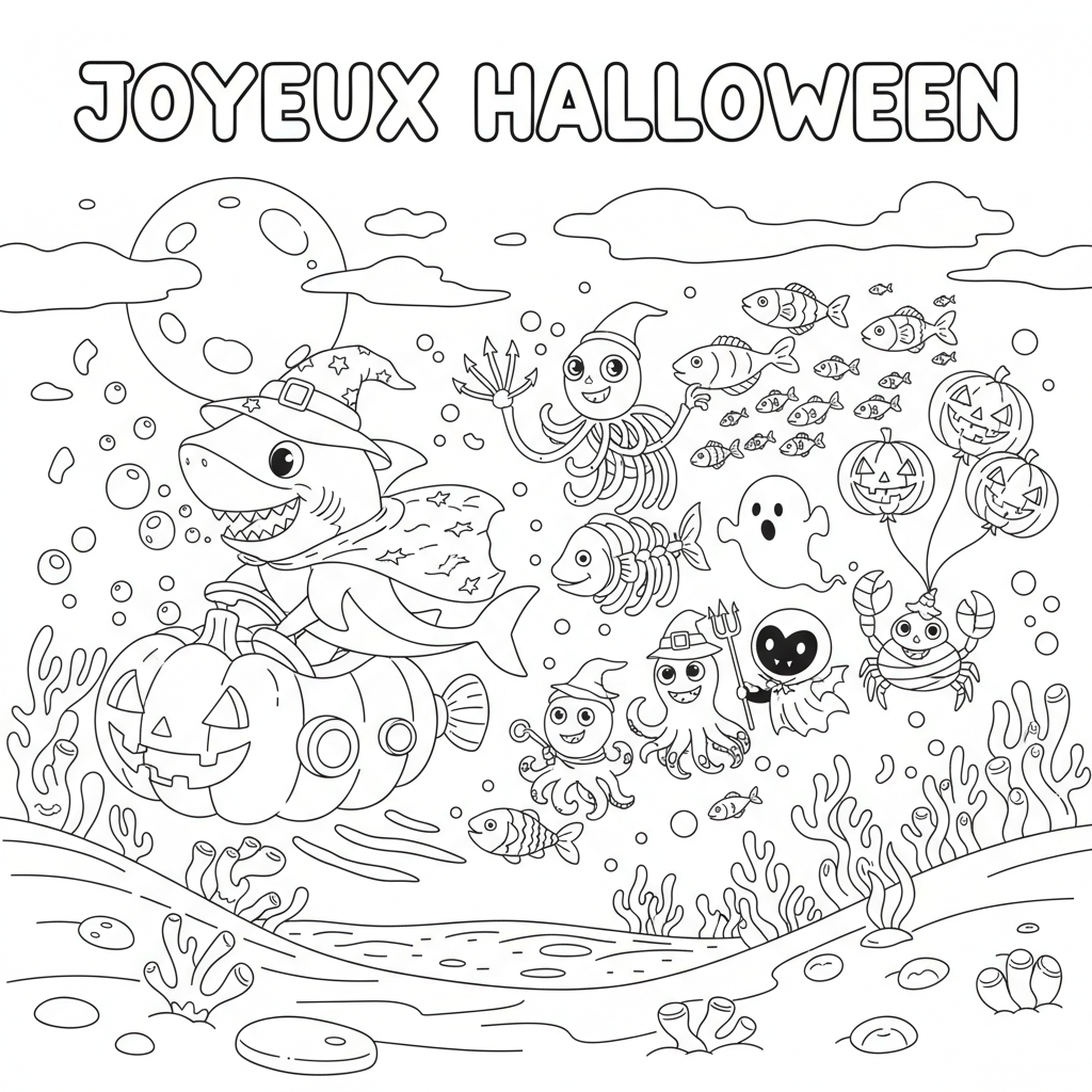 Coloriage coloriage a imprimer halloween 5