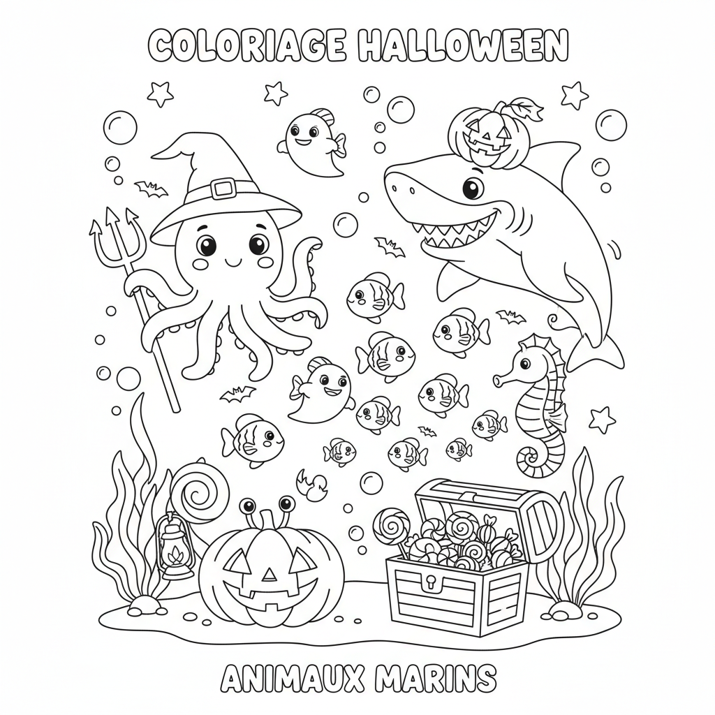 Coloriage coloriage a imprimer halloween gratuit 2