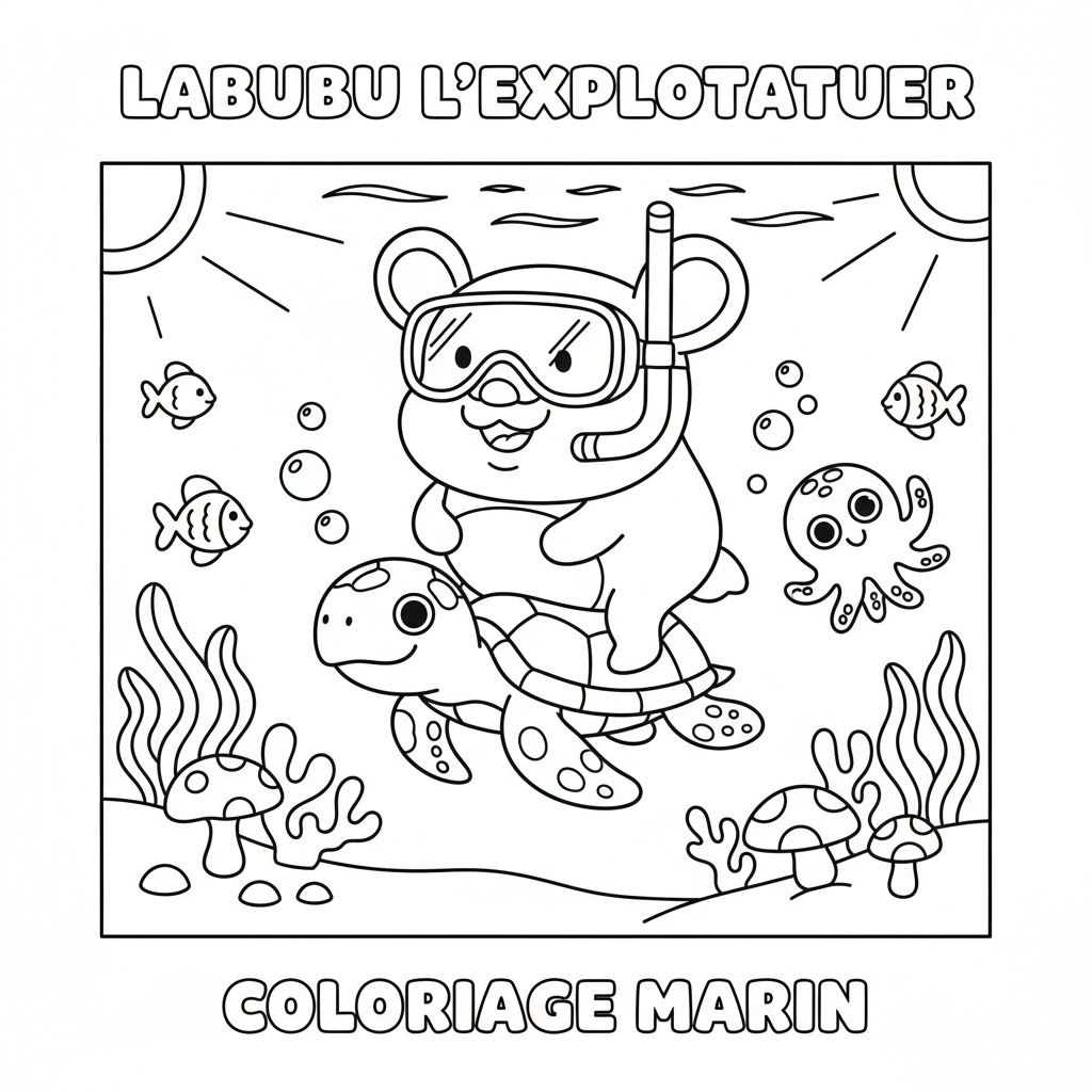 Coloriage coloriage à imprimer labubu 3
