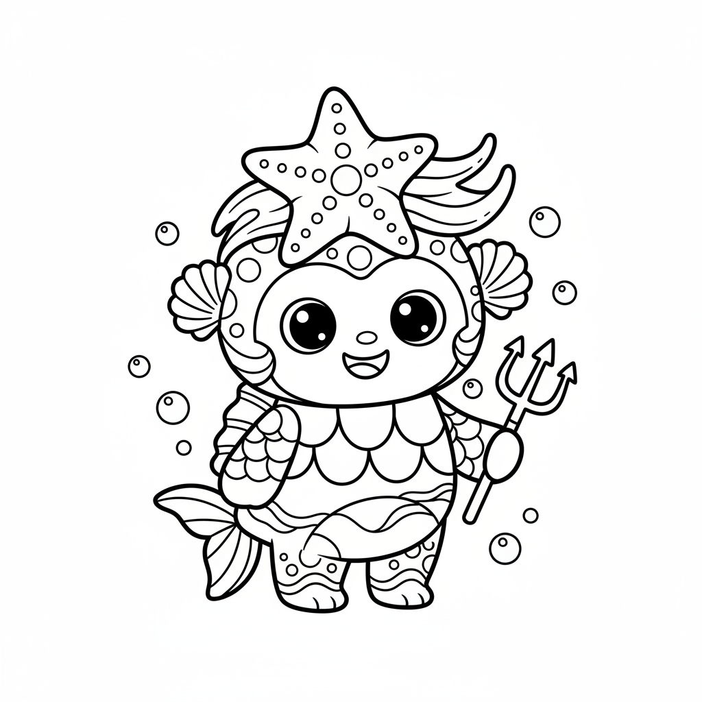 Coloriage coloriage à imprimer labubu 4