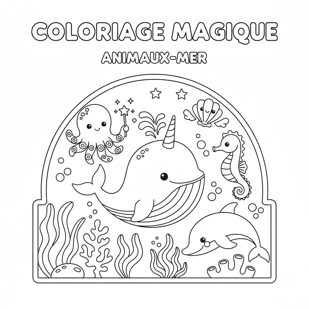 Coloriage coloriage a imprimer magique