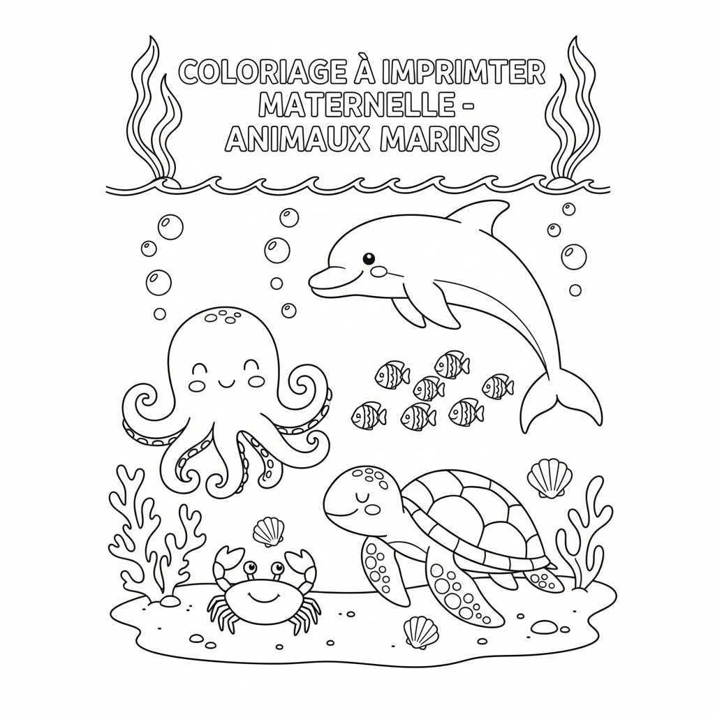 Coloriage coloriage à imprimer maternelle 3