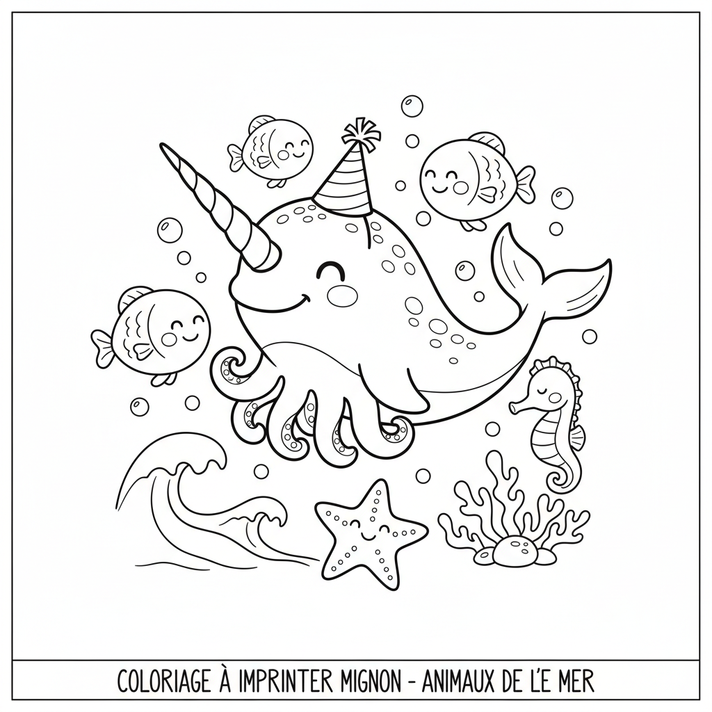 Coloriage coloriage à imprimer mignon