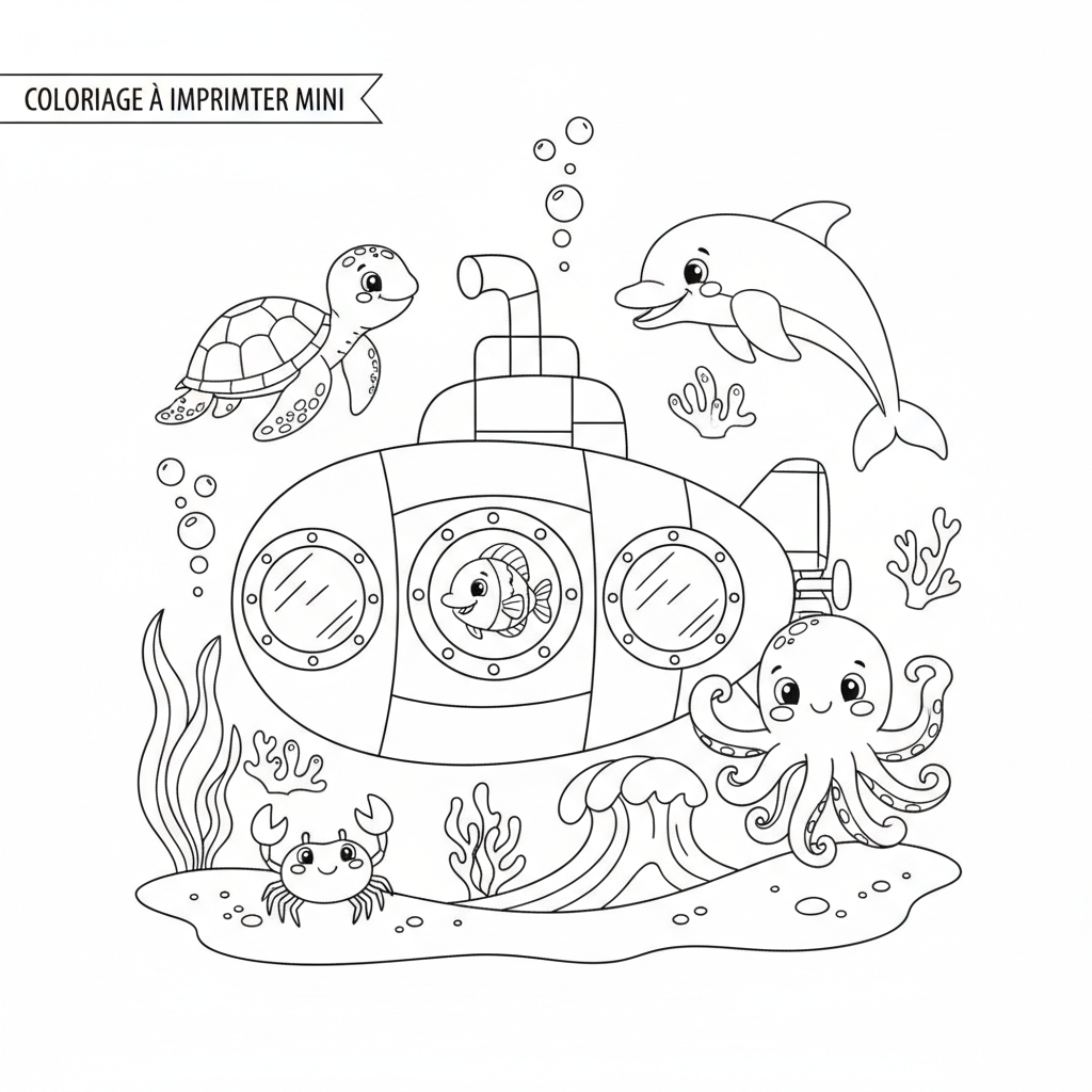 Coloriage coloriage a imprimer mini 2