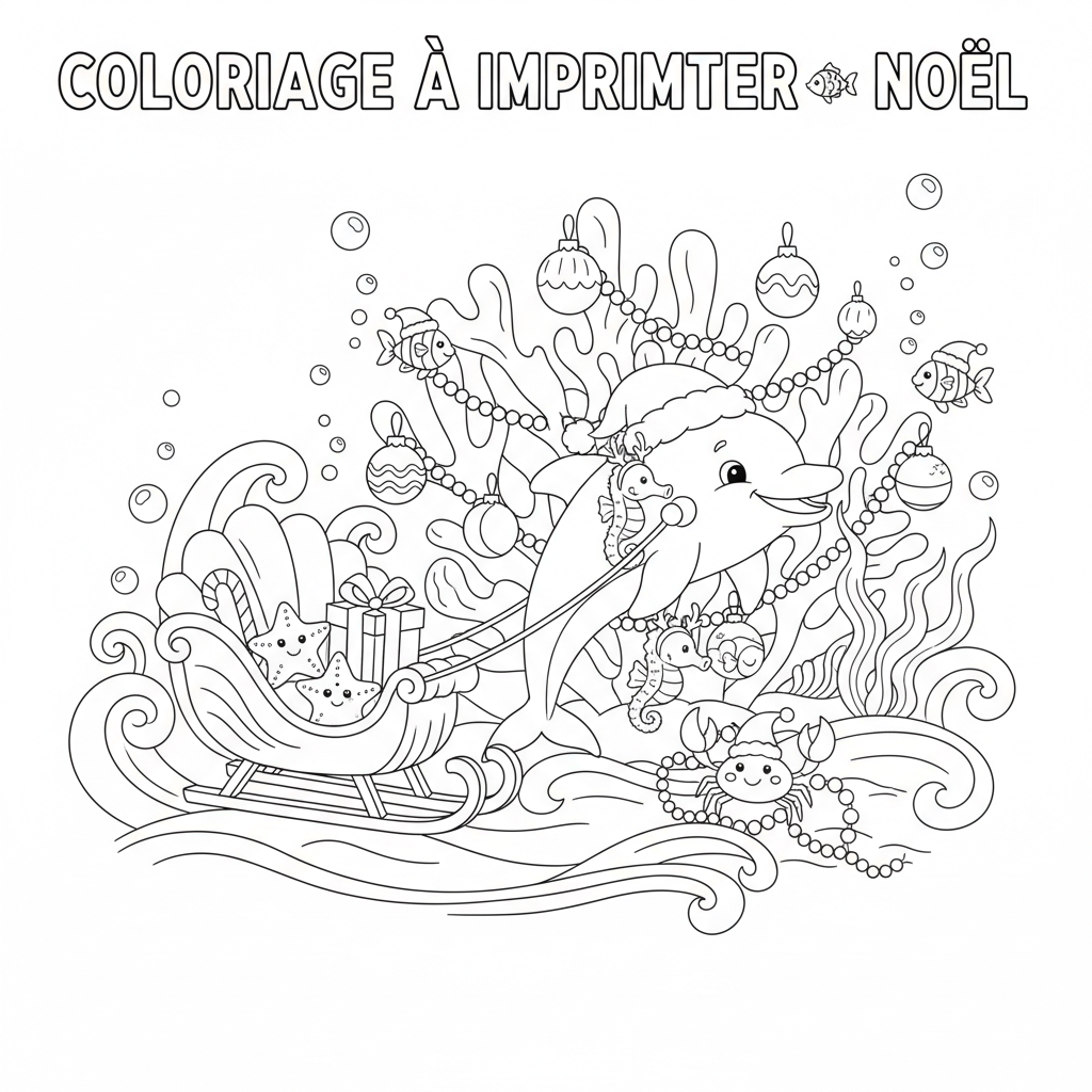Coloriage coloriage à imprimer noel 3