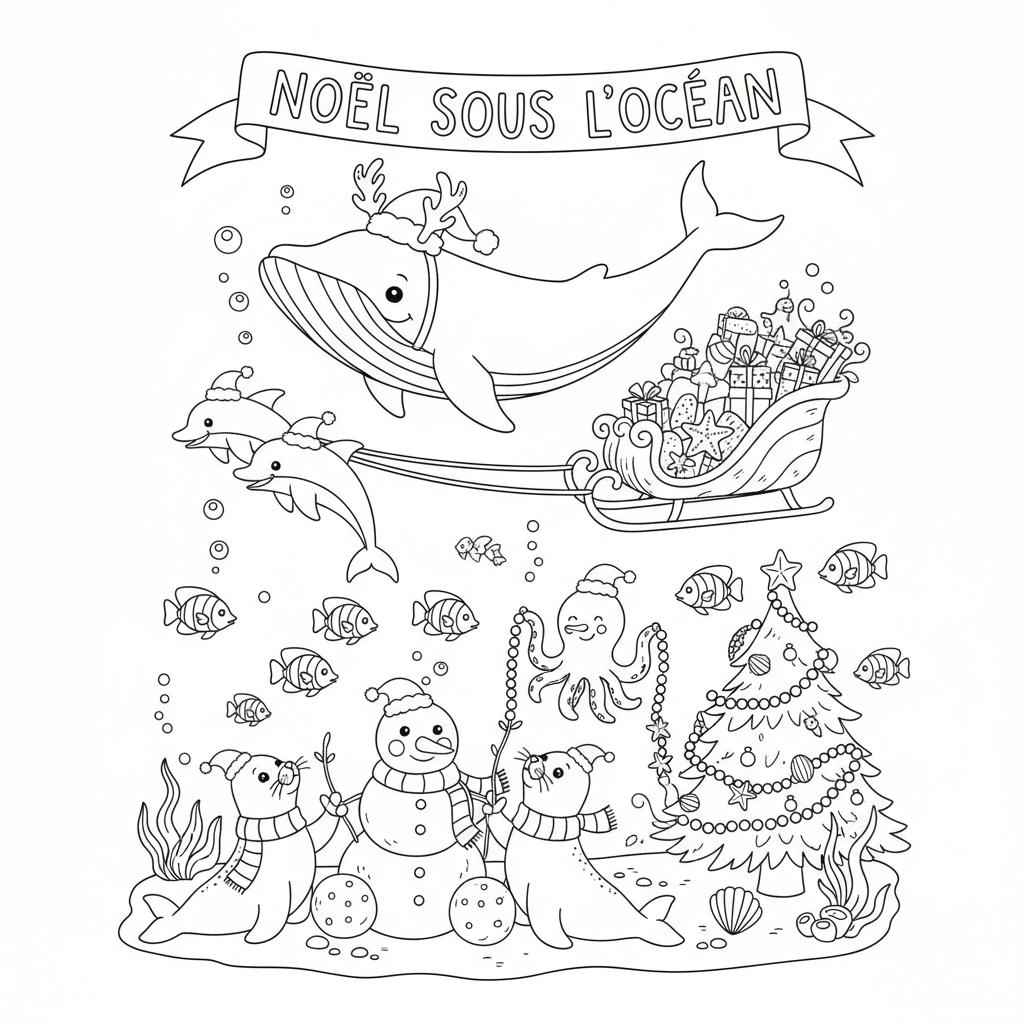 Coloriage coloriage à imprimer noël 2