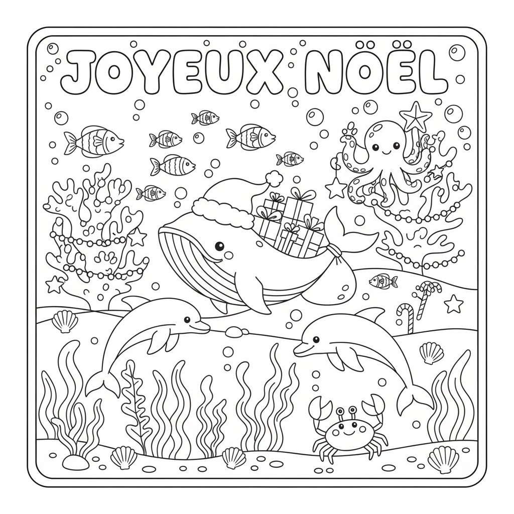 Coloriage coloriage à imprimer noël 3