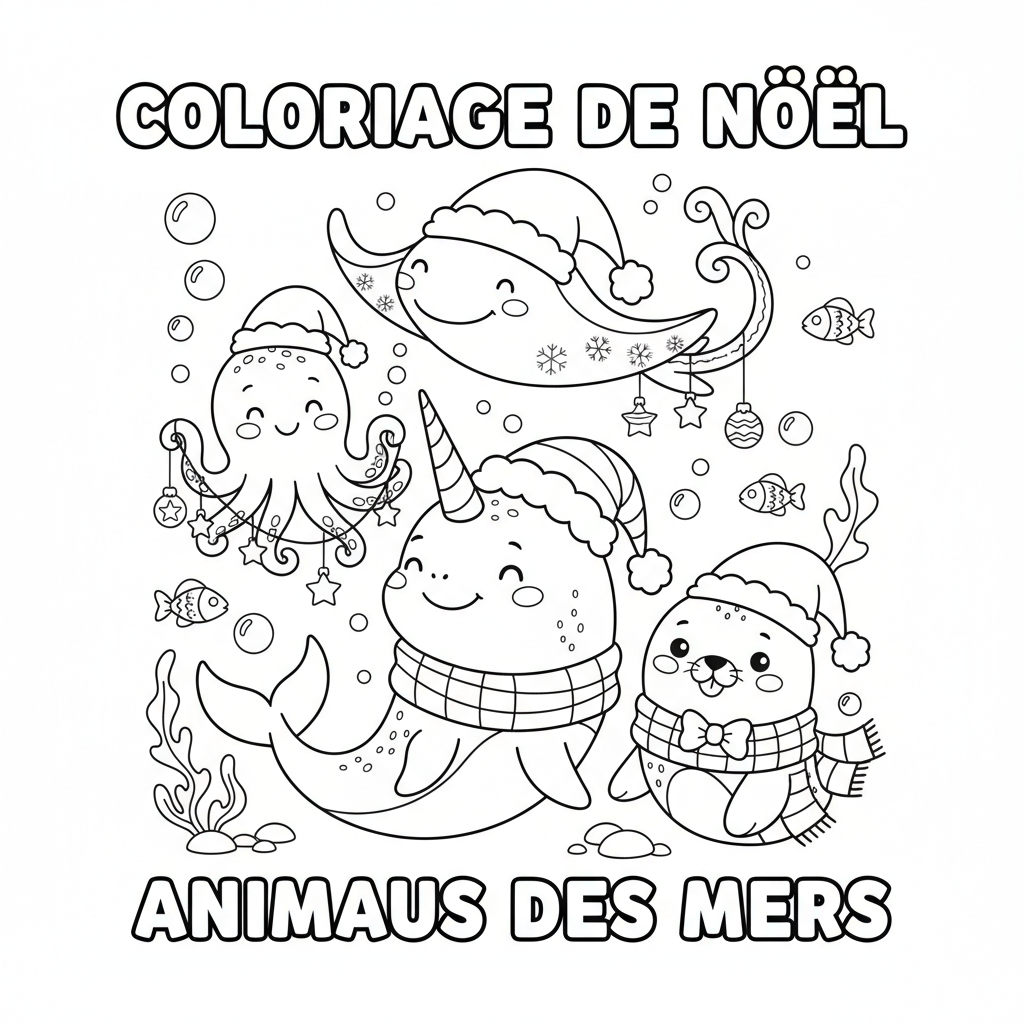 Coloriage coloriage à imprimer noël 4