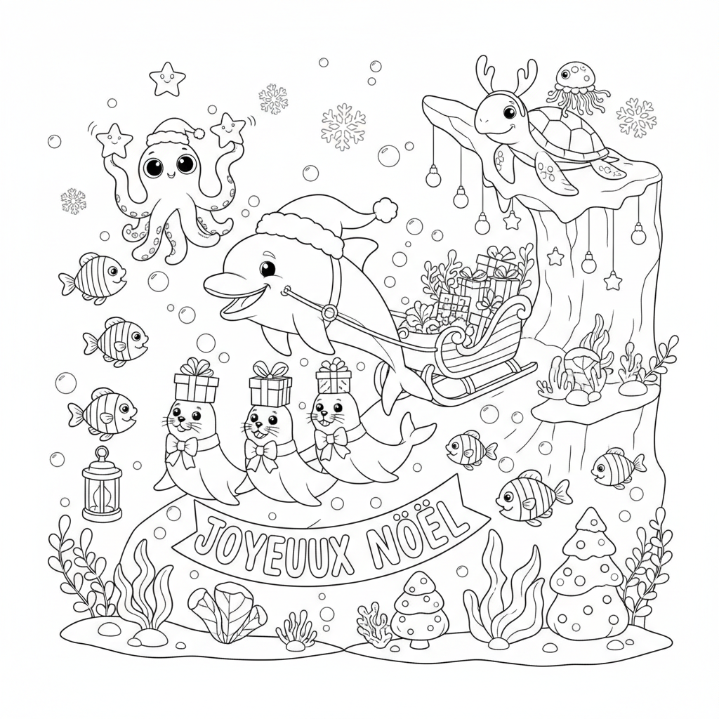 Coloriage coloriage à imprimer noël 5