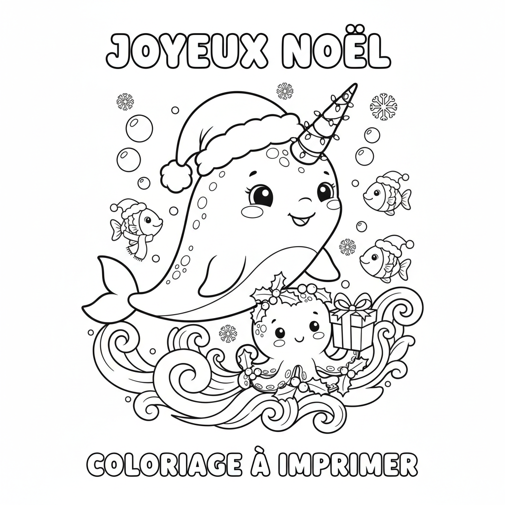 Coloriage coloriage a imprimer noel 4