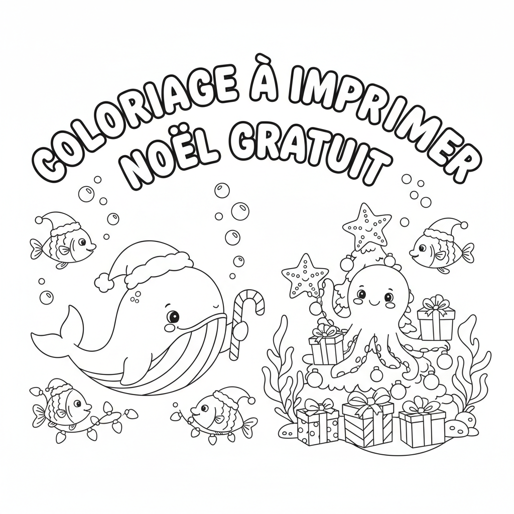 Coloriage coloriage a imprimer noel gratuit