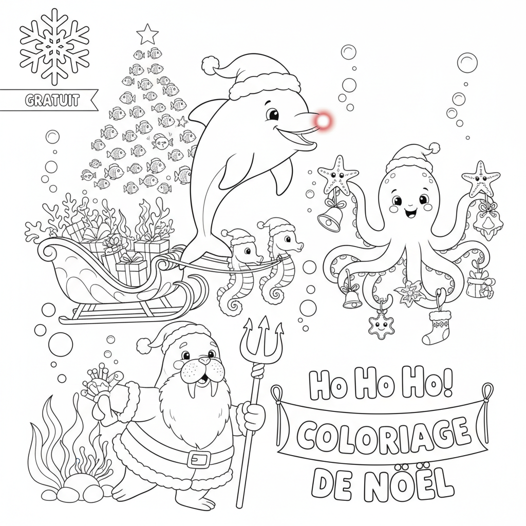 Coloriage coloriage a imprimer noel gratuit 5