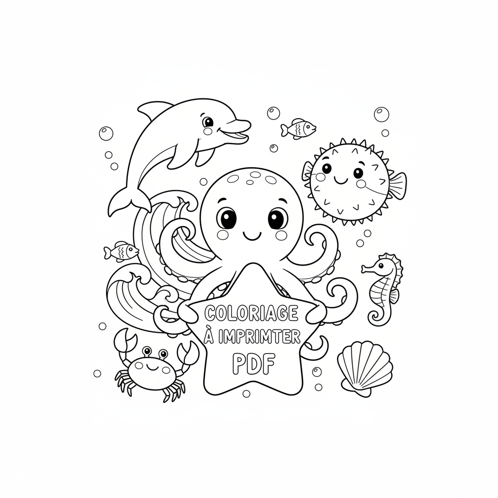 Coloriage coloriage à imprimer pdf 2