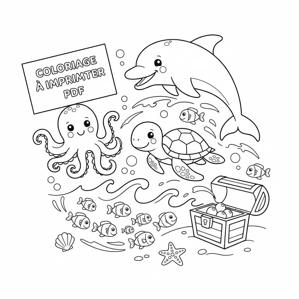 Coloriage coloriage à imprimer pdf 5