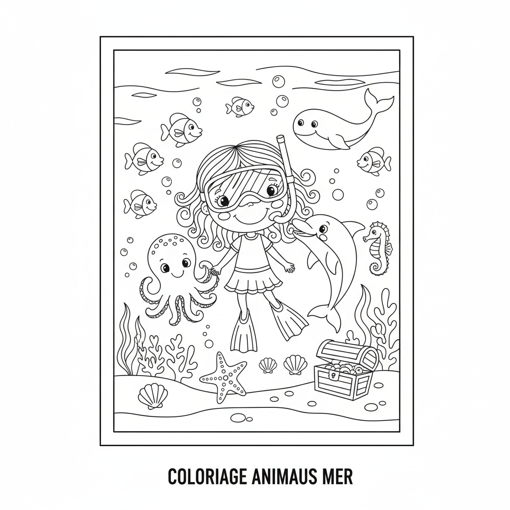 Coloriage coloriage à imprimer pdf fille 10 ans 2