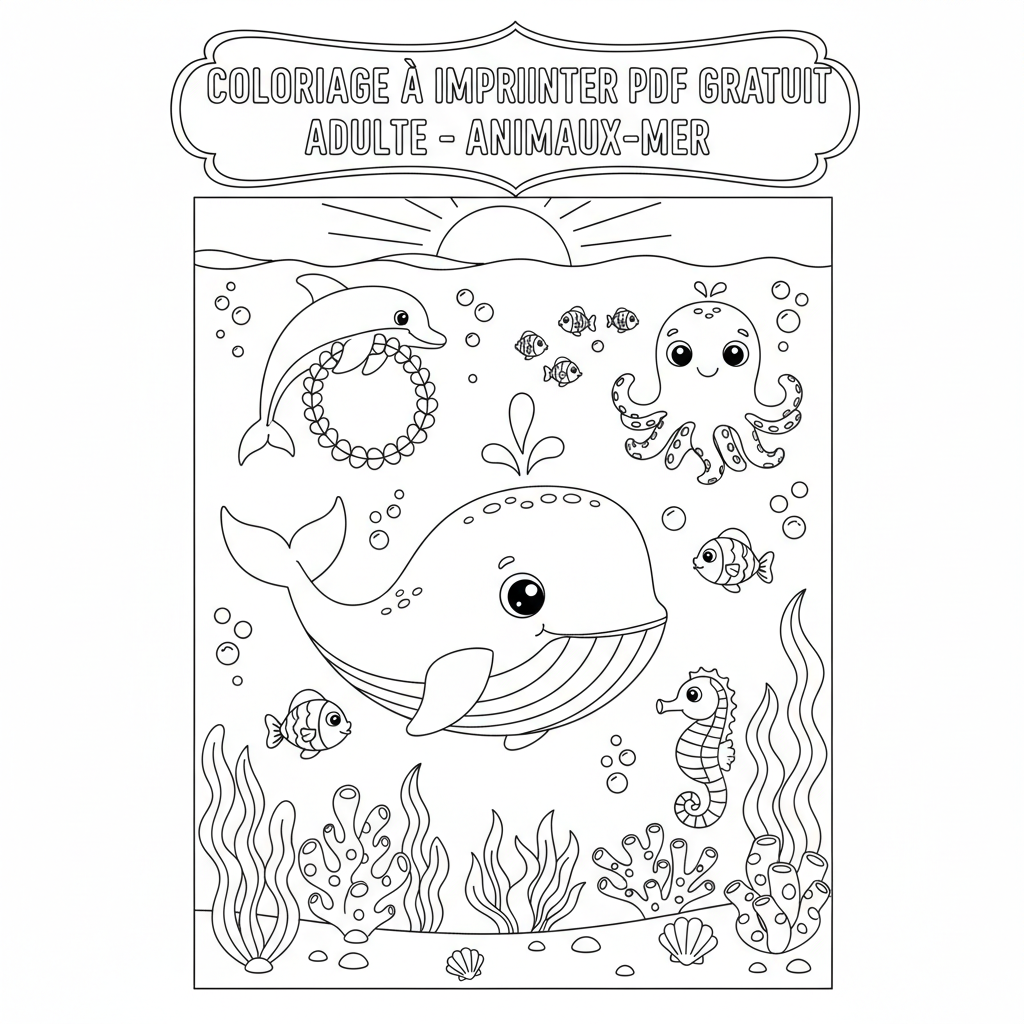 Coloriage coloriage à imprimer pdf gratuit adulte 3