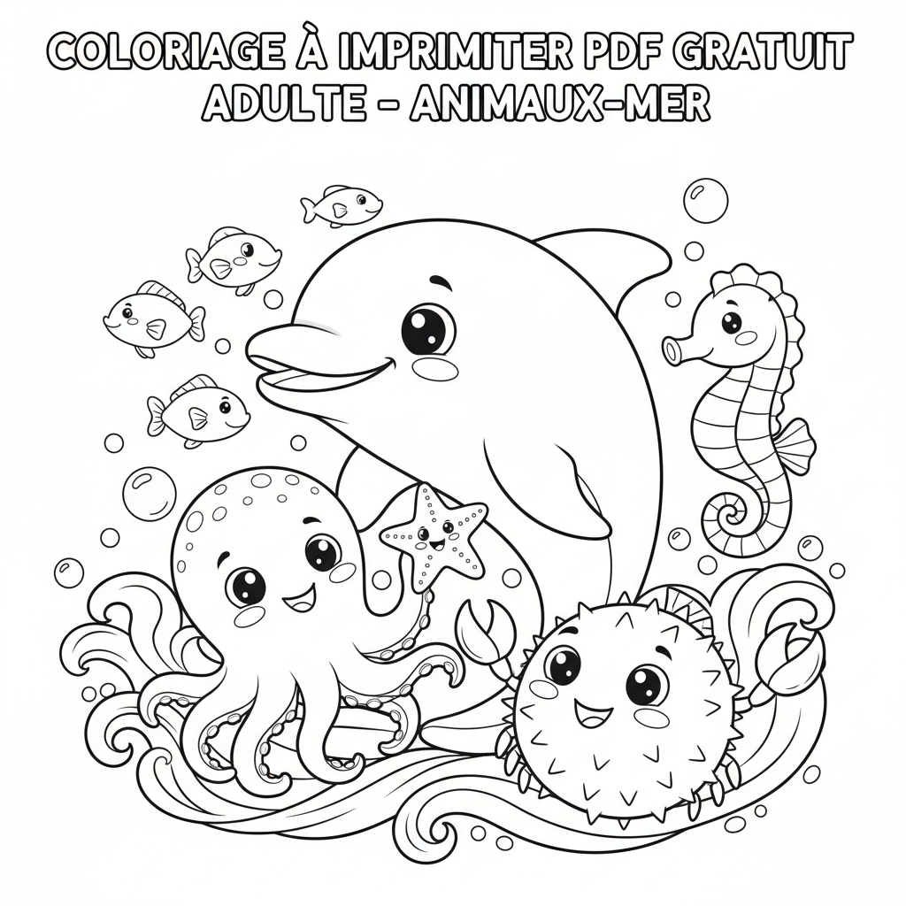 Coloriage coloriage à imprimer pdf gratuit adulte 4
