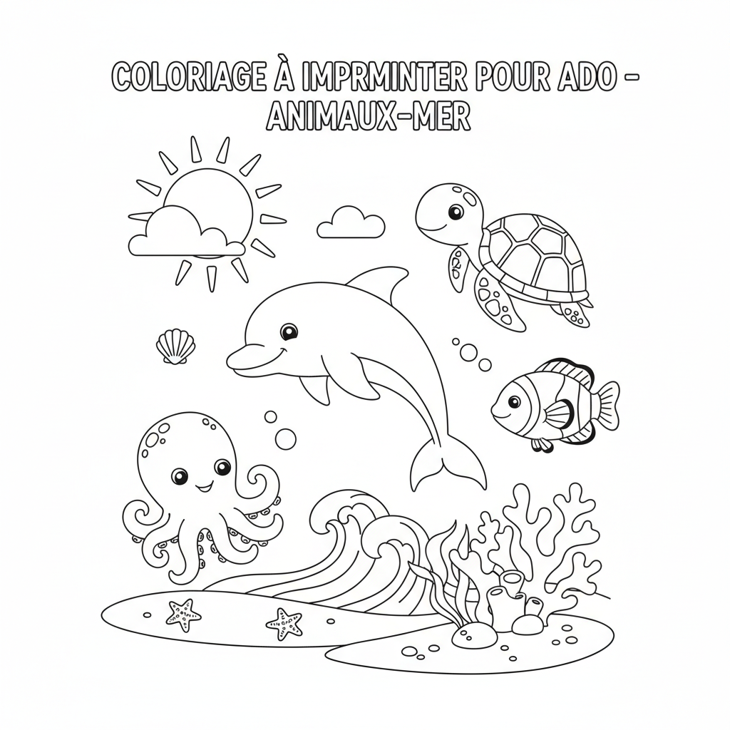 Dessins de Coloriage À Imprimer Pour Ado à Imprimer Gratuit