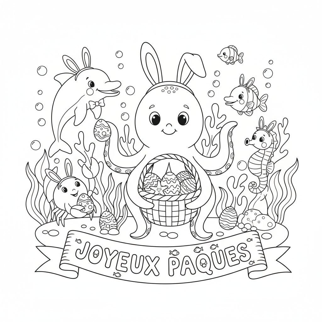 Coloriage coloriage a imprimer pour paques