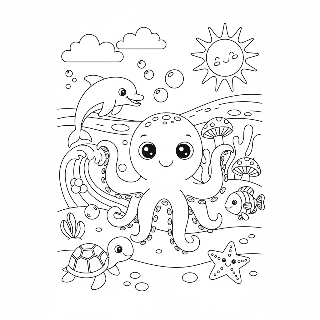 Coloriage coloriage à imprimer pour petit 3