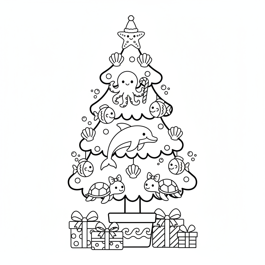 Coloriage coloriage a imprimer sapin de noel