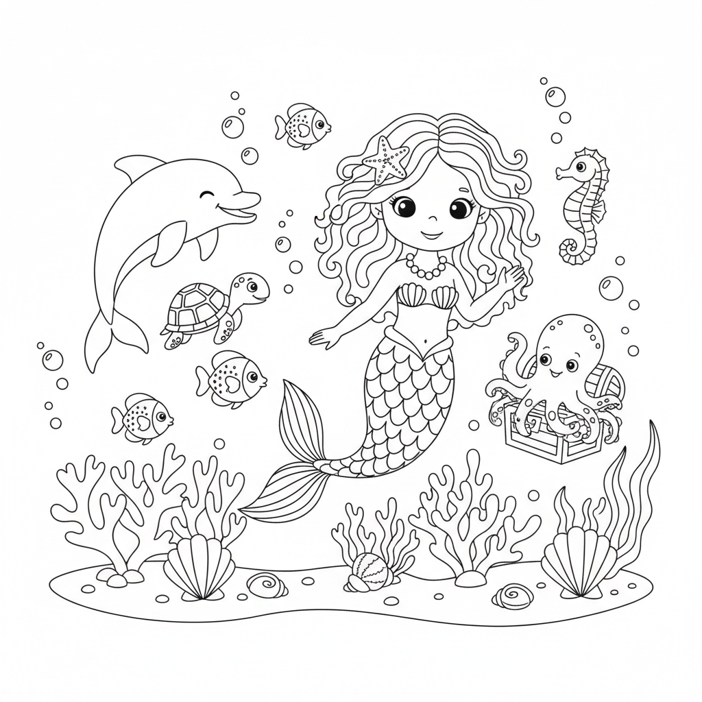 Coloriage coloriage a imprimer sirene 2
